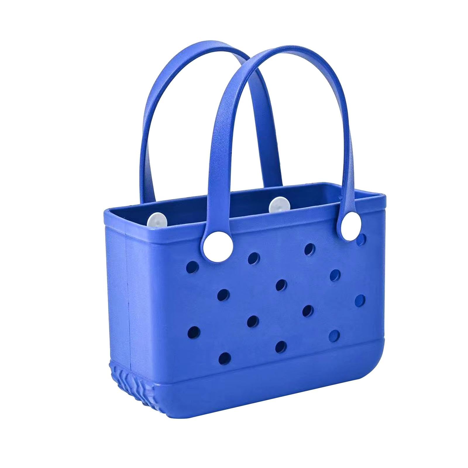 Washable Tote Bag Waterproof Handbag Organizer Fashion Summer Kids Beach Bag Blue-image-48