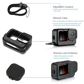 Amazon | Husiway GoPro Hero 12 11 10 9用防水ケースハウジング