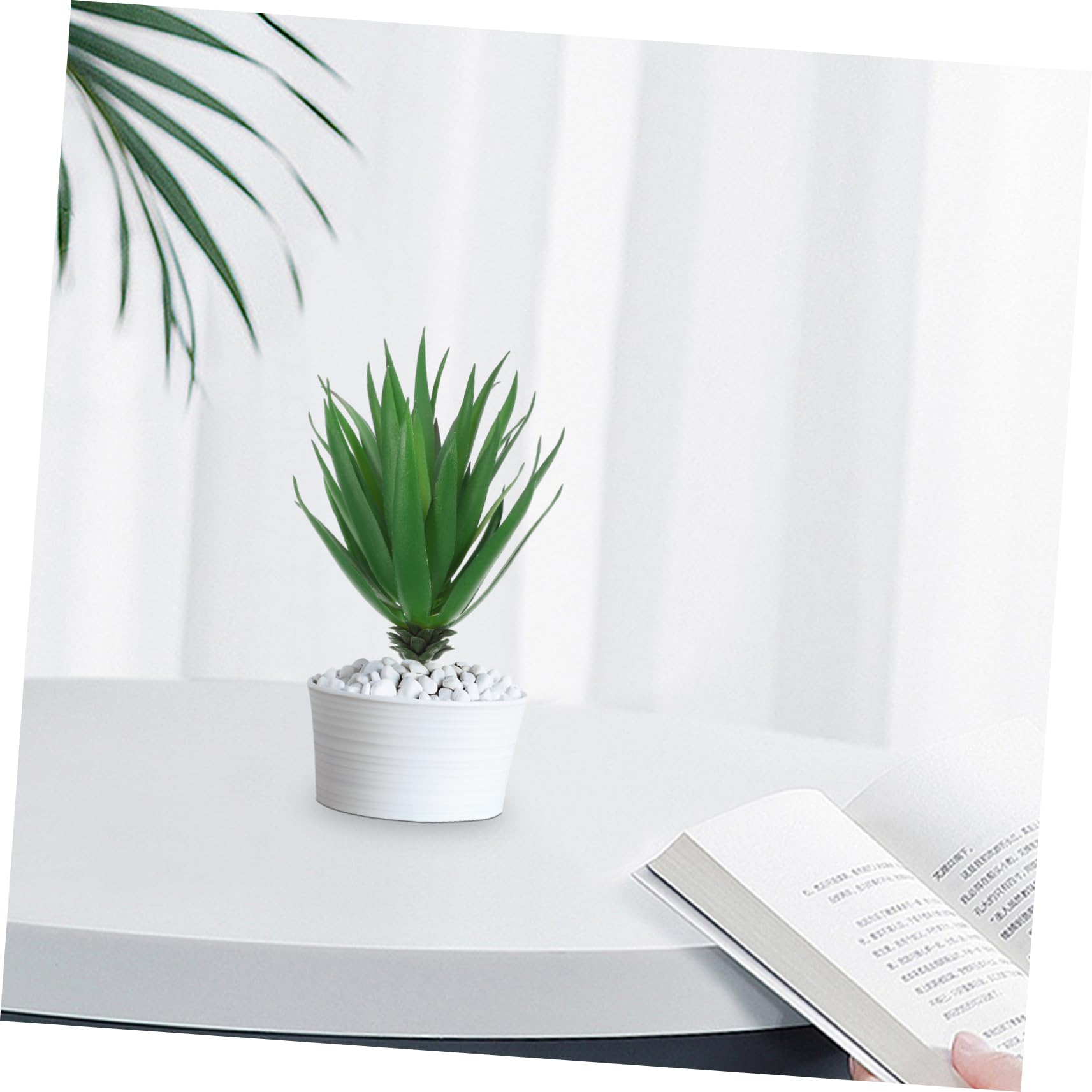 8 Stück Teiliges Künstliche Sukkulenten Pflanzen Realistische Agave ohne Topf für Dekoration für Büro Zuhause und Garten Pflegeleicht und Langlebig