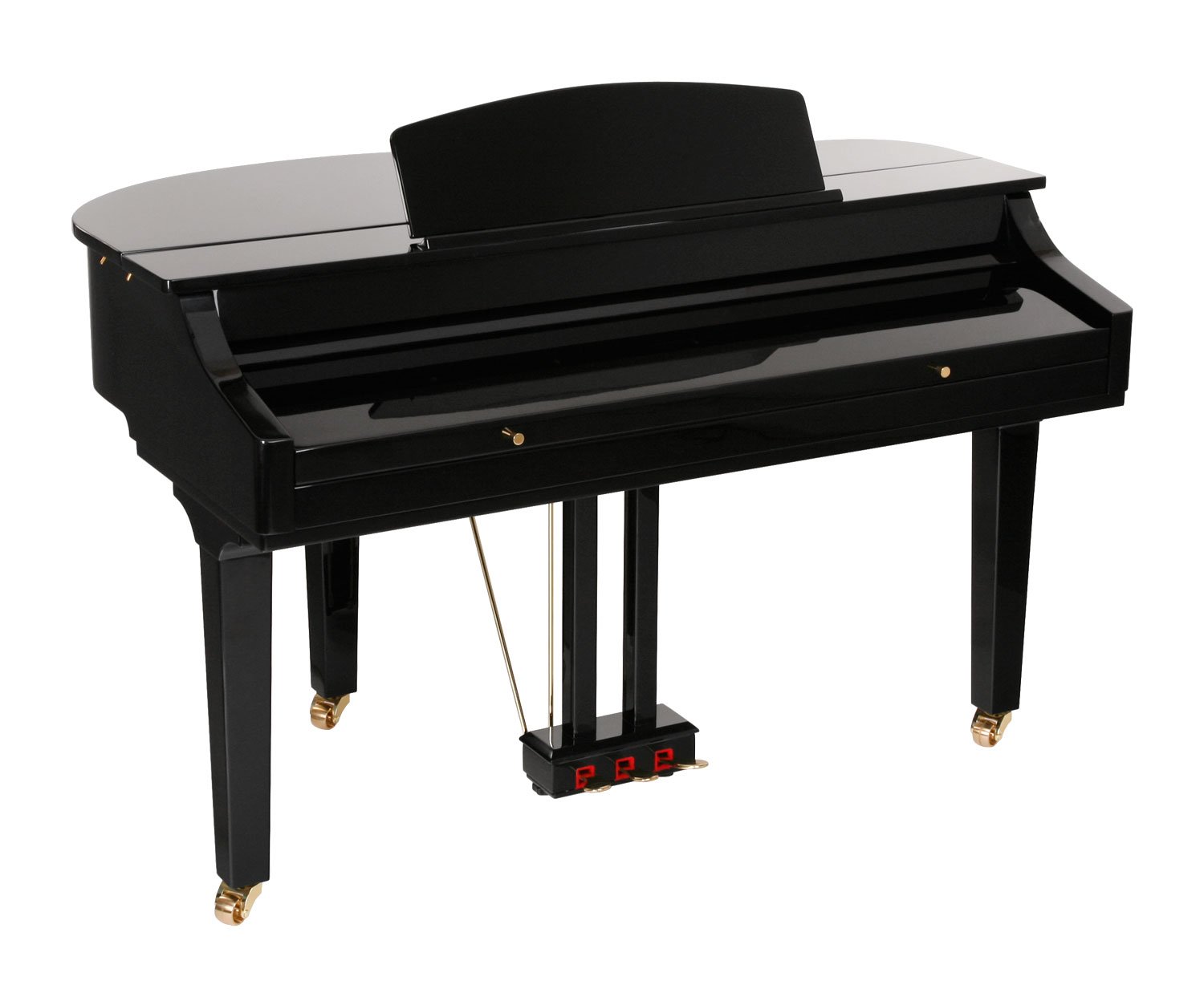 Pianoforte a Codino digitale Classic Cantabile GP-500 - finitura nero lucido