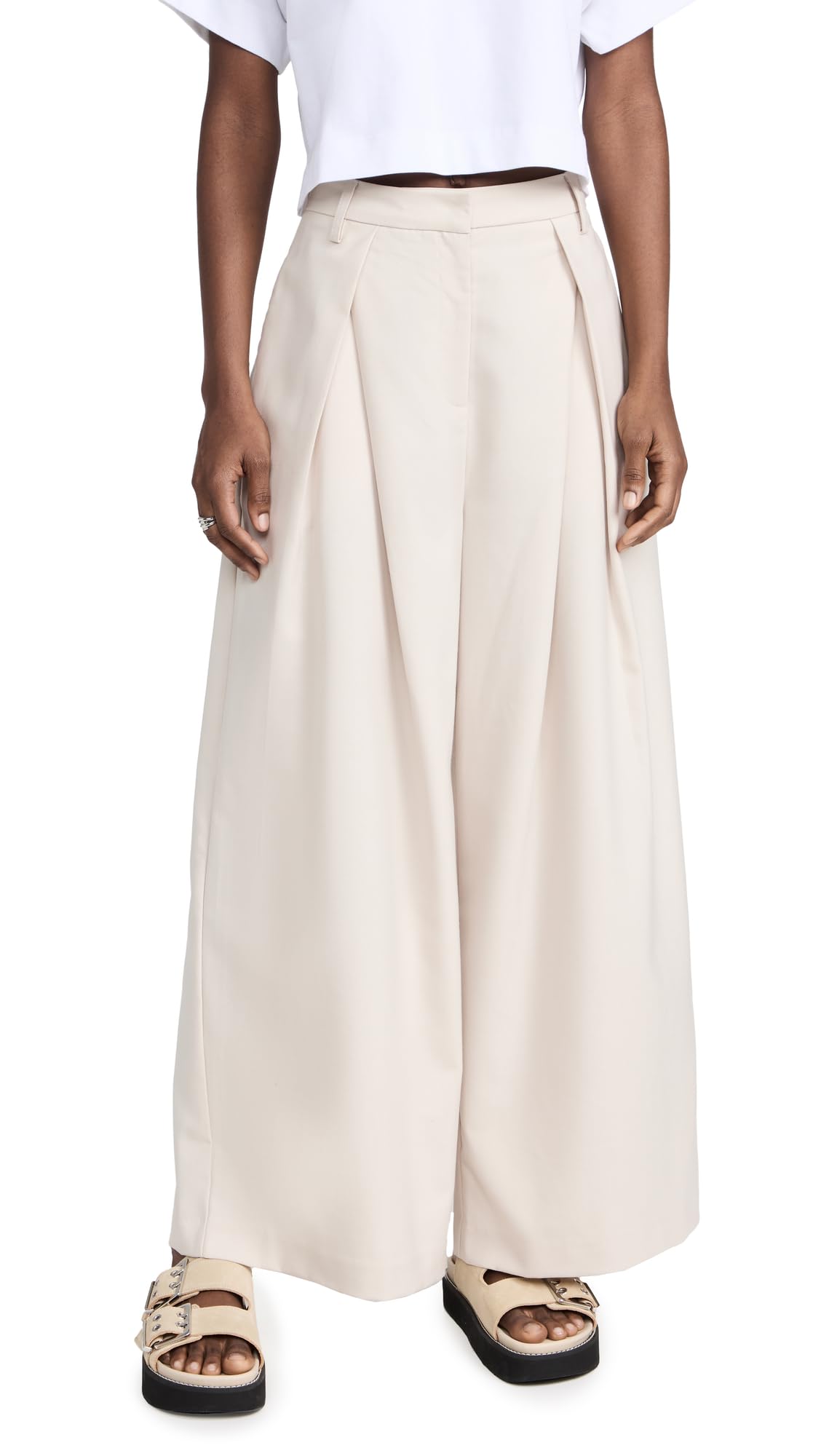 Pixie Market Womens Alew Wide Leg Pants