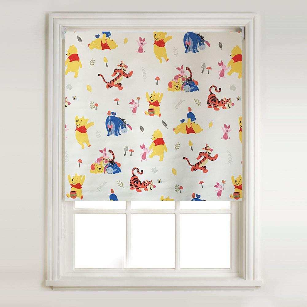 Barnes Blinds And Interiors Winnie The Pooh & Friends Barnes Blinds - Patterned Thermal Blackout Roller Blinds 22+ Designs - Free Cut To Size Service (W: 91.5Cm (3Ft), )