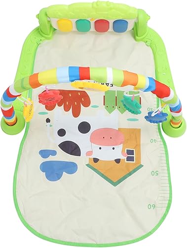 Miniatura 4 de Yosoo Alfombrillas de juego para bebé para piso, centro de actividades para bebés, gimnasio con música para recién nacidos, piano, gimnasio, tiempo
