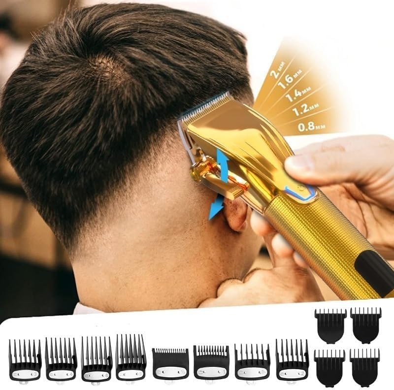 Pro Hair Clipper, Professional Hair Clipper Haircuter Men's Barber Beard Trimmer Rechargeable Hair Cutting Machine Hair Trimmer for Men Shaver
