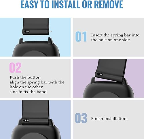 Miniatura 6 de TiMOVO Correa deportiva compatible con Amaz-fit GTS 2 MiniGTS 4 MiniGTR MiniGTR 1.654 inAmaz-fit Bip 33 ProAmaz-fit GTSGTS 2 3 4, correas de reloj