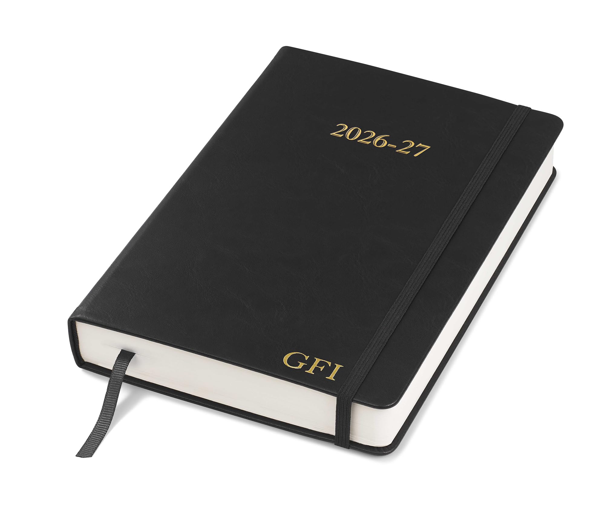 Wykeham's Mid-Year Executive Journal – July 2026 to June 2027 – 2026-27 Day Per Page Diary and Planner – Personalisation Available (Personalised Black, A5)