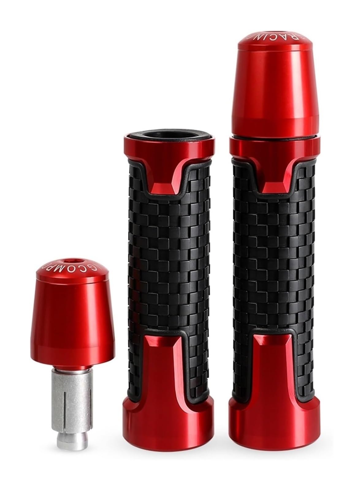 para Y&amaha TW125 TW 125 1999-2004 Accesorios para Motocicletas Puños De Manillar De 22 Mm Tapones De Extremo De Manillar Extremo Manillar Barra Motocicleta(Naranja)