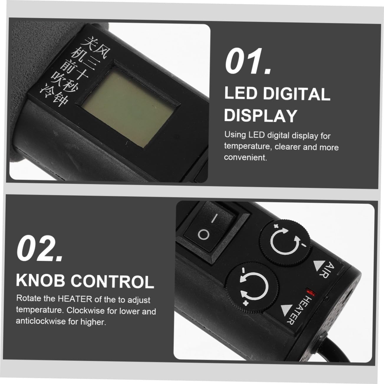 110v Portable Soldering Station Lcd Soldering Gun Solder Nozzles Kit for Heat Gun Us Plug
