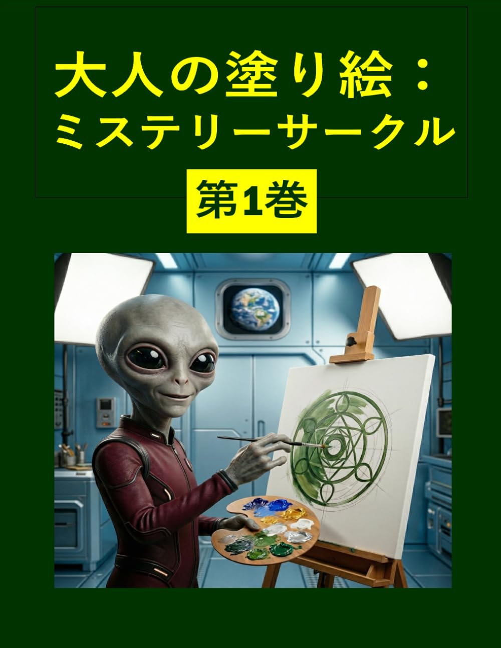 大人の塗り絵：ミステリーサークル 第1巻: 20世紀に実在した本物のミステリーサークルの写真に基づく60点のイラストを収録。解答も付いた、じっくり楽しめる大人向け塗り絵ブックです。