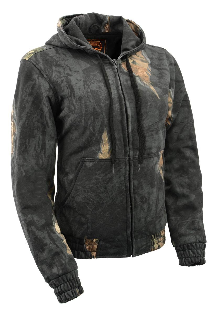 Milwaukee Leather MPM1779 Men's Mossy Oak Eclipse Zipper Front Hoodie - 4X-Large