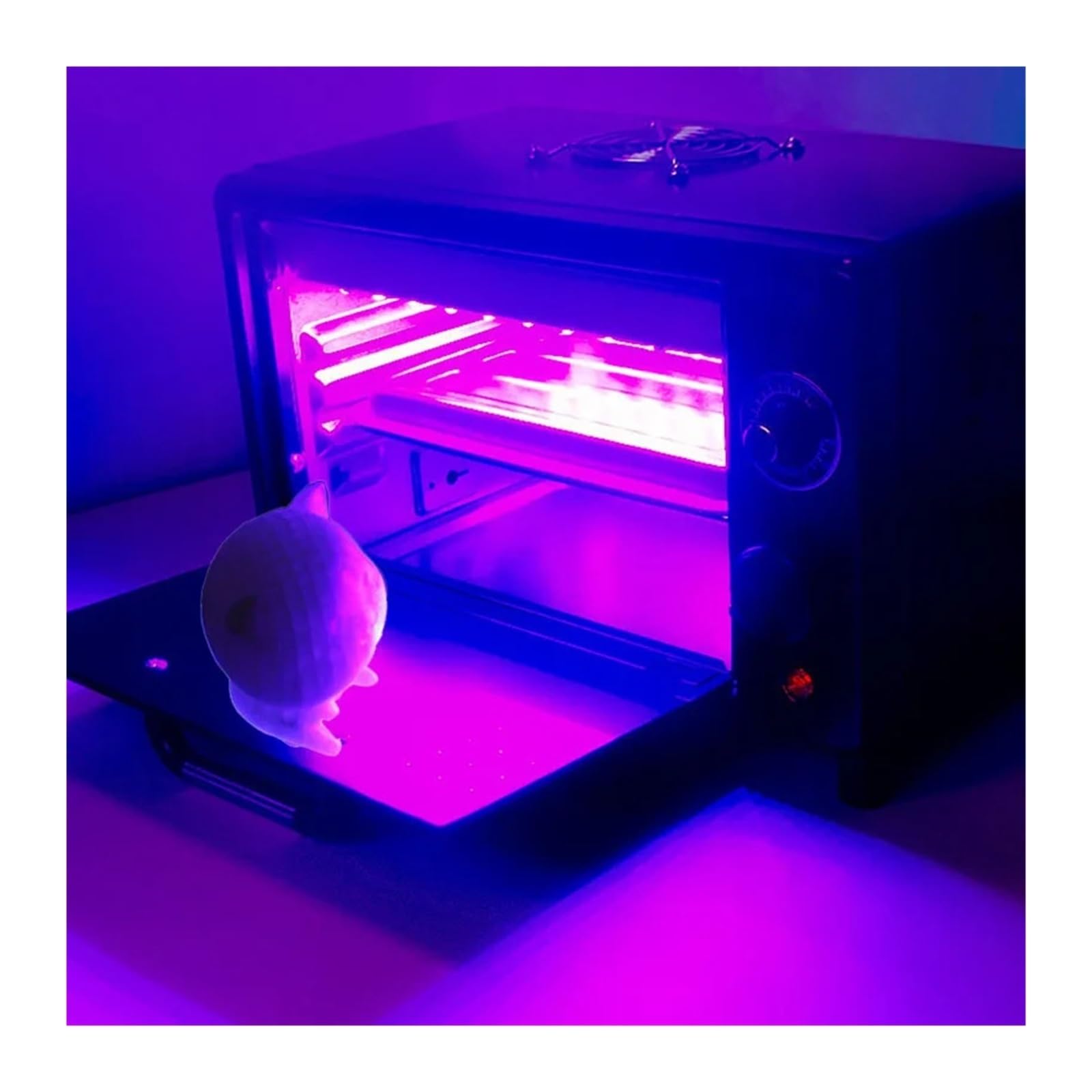 3D Résine Lampe, Lampe de sécha ultraviolette à LED UV 405 nm 395 nm 365 nm for imprimante 3D Modèle de résine Durcissement secondaire Circuit imprimé Réparation d'écran Lampe à polymériser en résine(