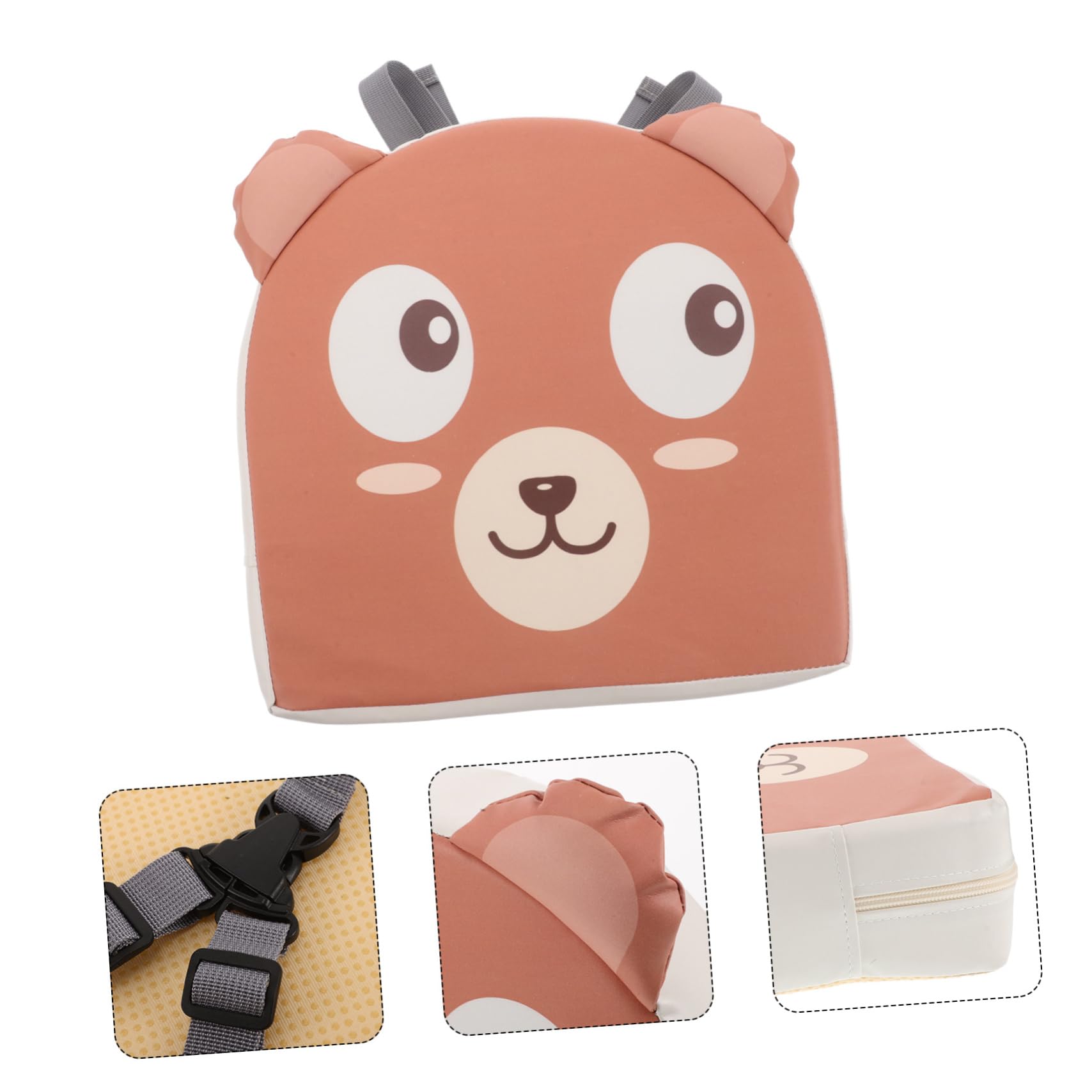 ERINGOGO Cuscino Sedia Rialzata per Ragazzi Design Cartone Animato in Pelle Pu e Schiuma Spessa e Durevole
