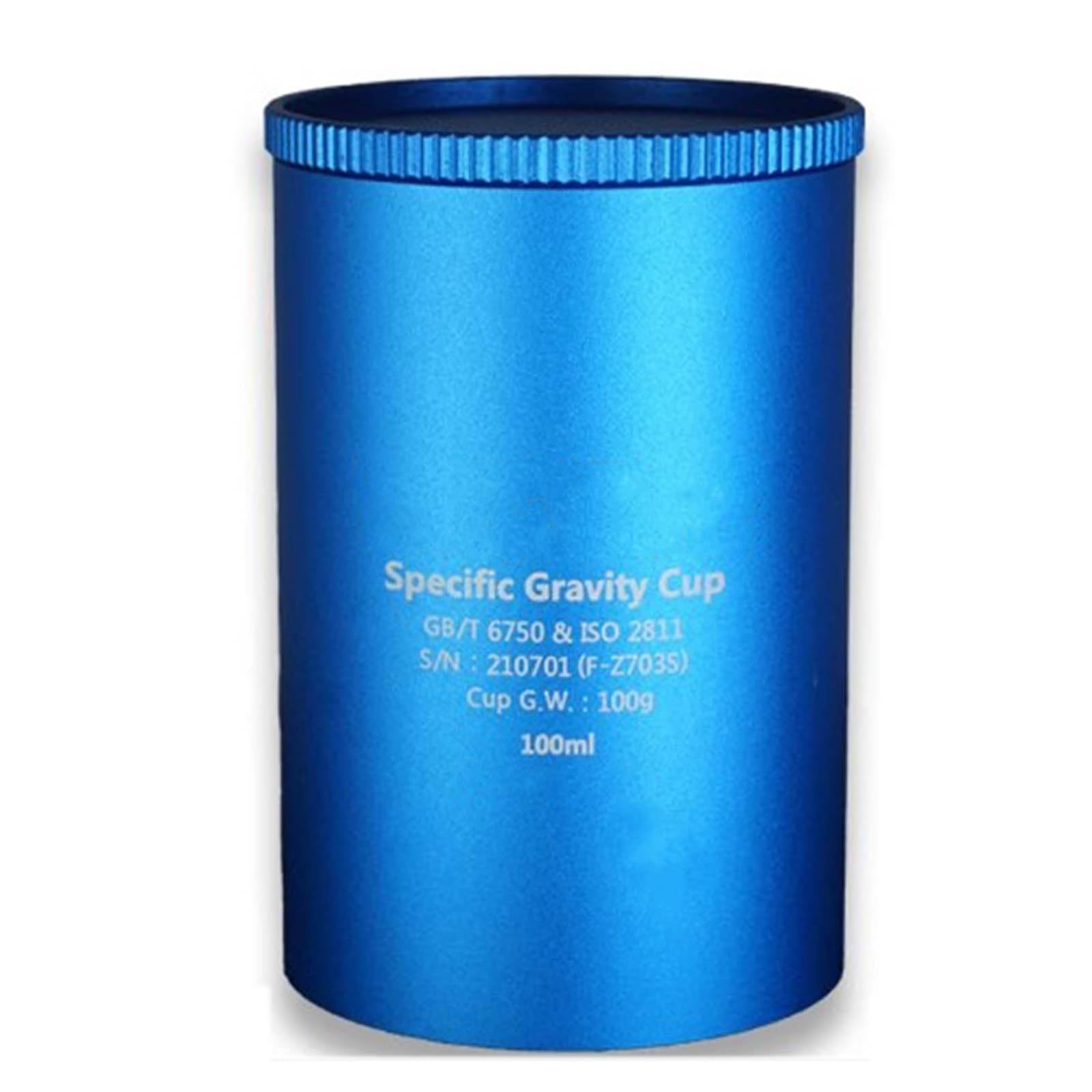 jcwwolk Paint Specific Gravity Cups, Coating Density Determiner, 37ml/50ml/100ml Capacity, Aluminum Alloy Pycnometer With Spill-proof Cover, For Paint/auxiliary Materials And Oils 100ml