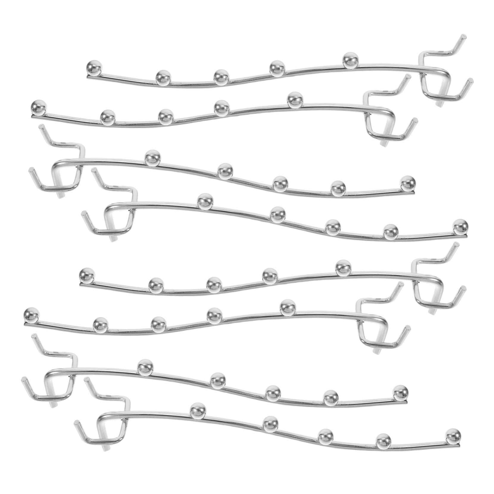 SOLUSTRE 10pcs Heavy Duty Pegboard Hooks Heavy Duty Pegboard Hook for Garage Wall Iron Pegboard Accessories Tools Utility Hooks Hangers for Workshop