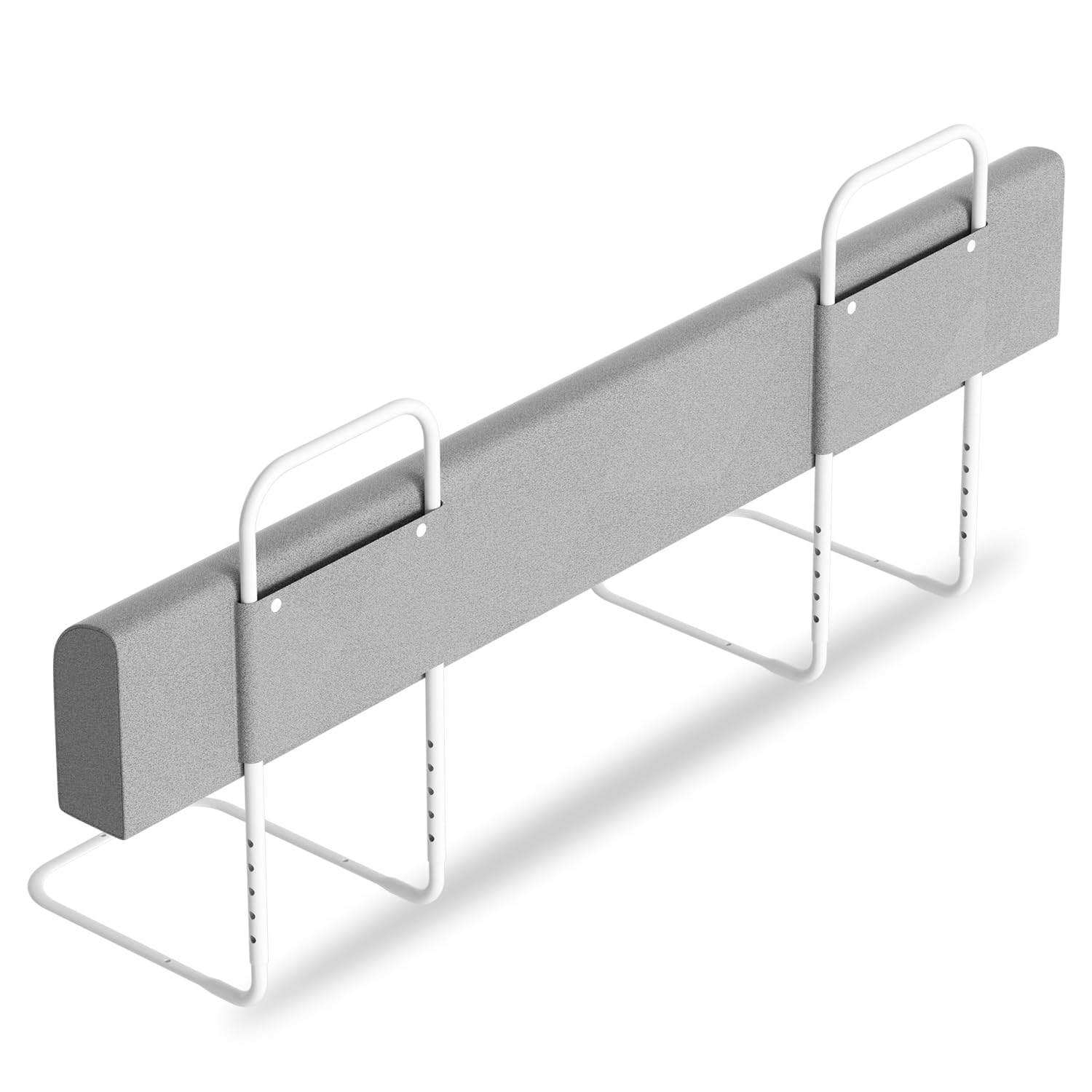 Eulenke Bettgitter 150cm - Höhenverstellbares Bettschutzgitter für Kinder - 5-Loch Bettgitte mit Rausfallschutz - Geeignet für Boxspringbetten und Kinderbett - Bettkantenschutz in Profiqualität
