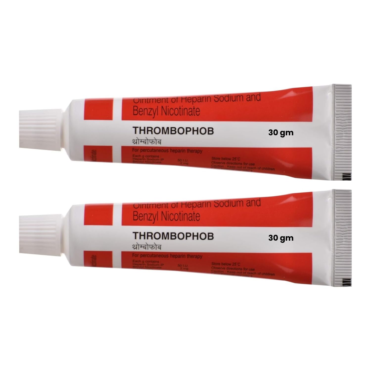 Th rombophob Ointment 30 g Pack of 2 Topical Application for Skin Comfort and Circulation Support