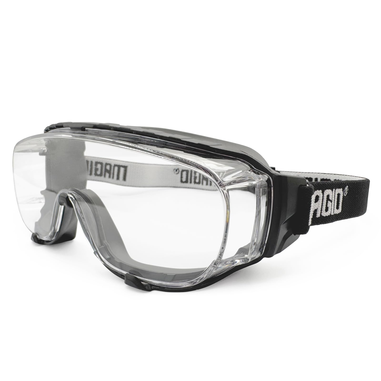 MAGID AcuSpex Clear Low-Profile Safety Goggles,PureVue Premium Anti-Fog, CLX4080