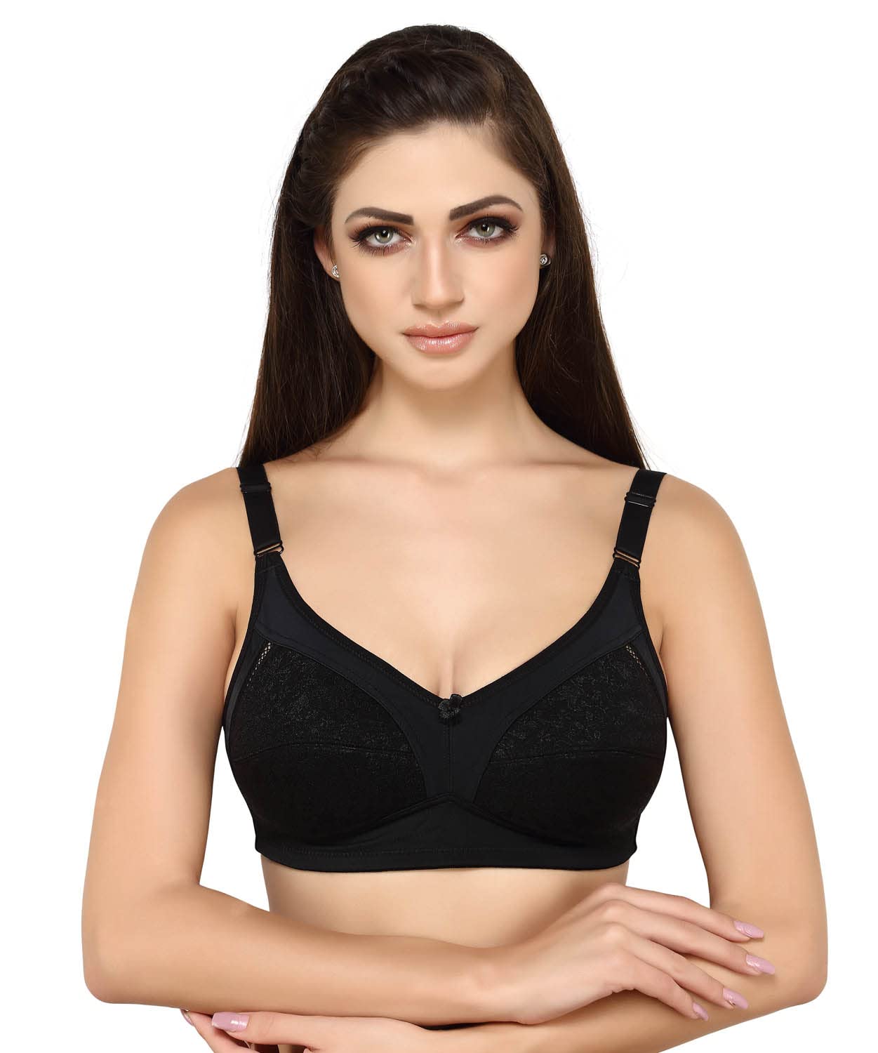 Blue Nixie BNF1702 Esme` Wirefree Lightly Foamed Minimizer Bra