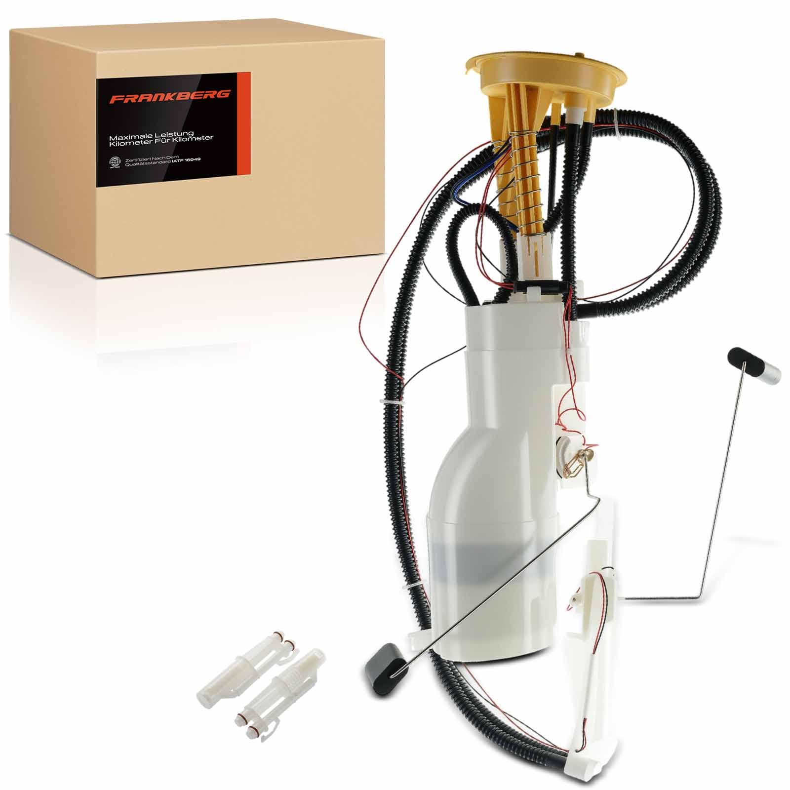 Frankberg In Tank Fuel Pump with Sending Unit Compatible with R.a.n.g.e R.o.v.e.r AWD Mk III L322 3.0 D 4x4 Diesel Off-Road Vehicle 2002-2012 Replace# WFX000160