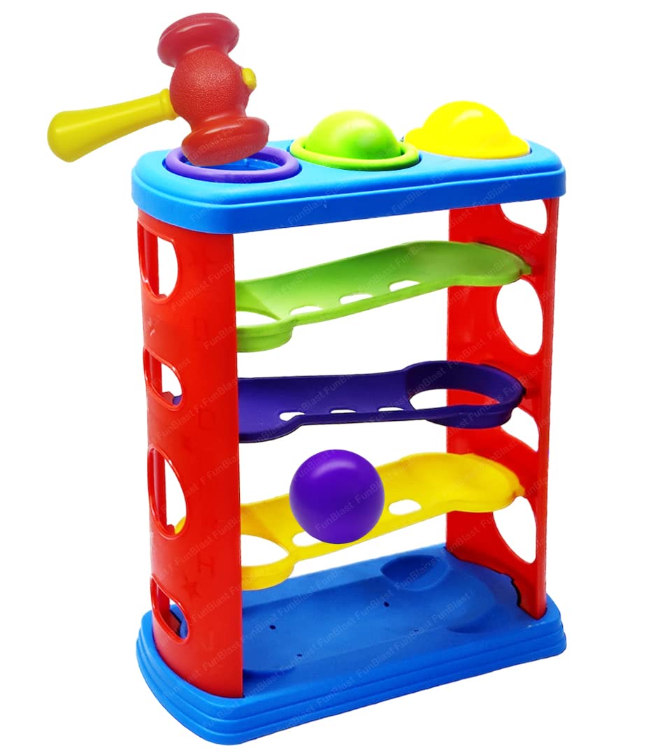 FunBlast Hammer Ball Toy – Baby Toys for Kids, Knock Pounding Ball, Hammering & Pounding Toys, Hammer Knock Ball Toys for Kids, Stacking Toys (Multicolor) (B0BXH6DM9P) Amazon Price History, Amazon Price Tracker
