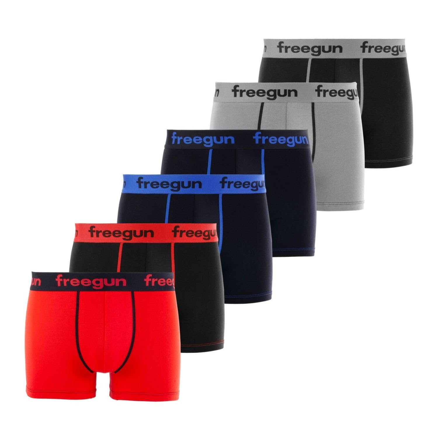 FREEGUN Jungen Boxershorts (6er Pack)