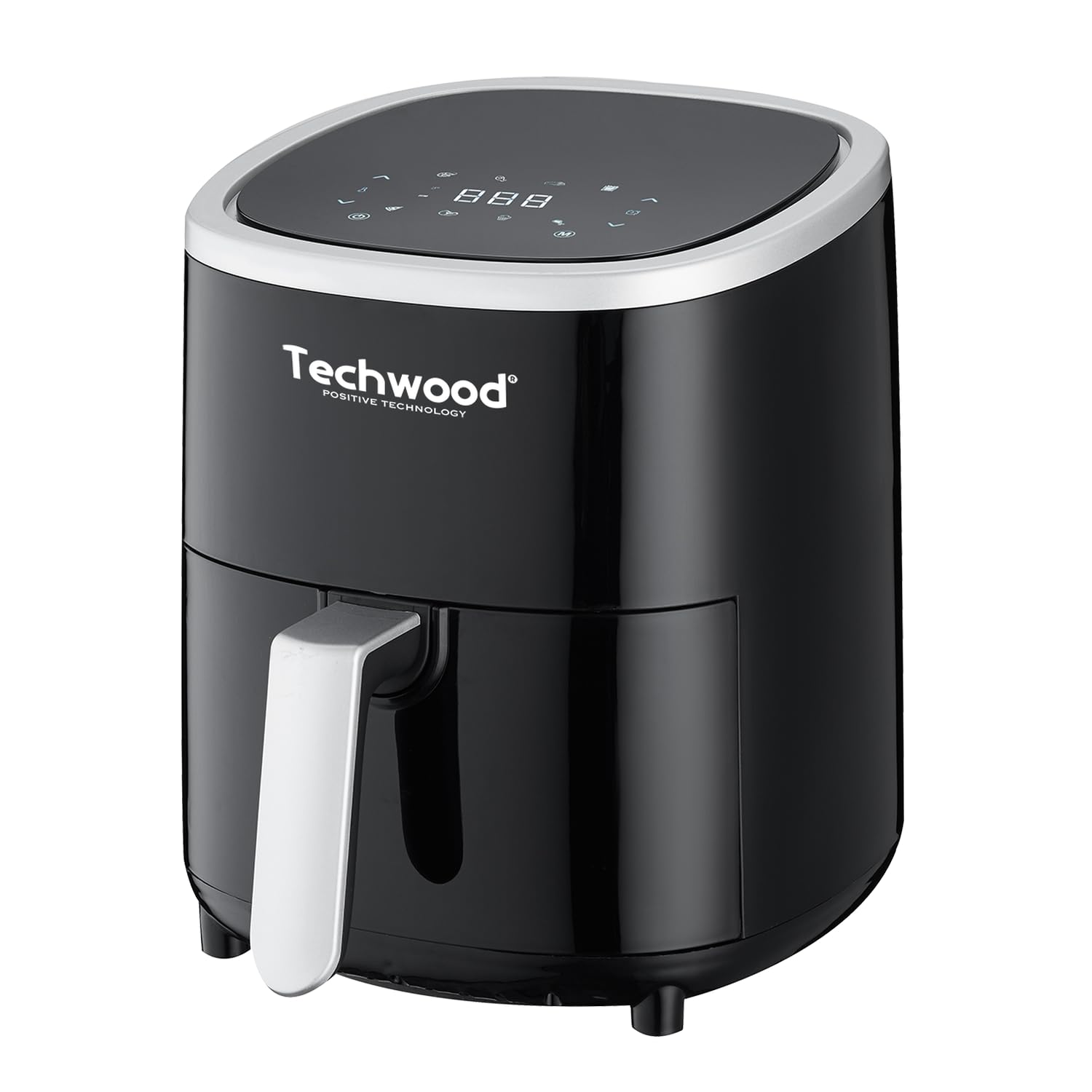 TECHWOOD Friteuse sans huile - airfryer 1200W, Noir