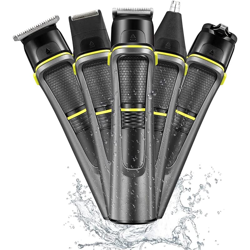 Hair Clipper Trimmer, All in one grooming kit electric hair trimmer men shaver waterproof hair clipper beard body trimer haircut machine rechargeable