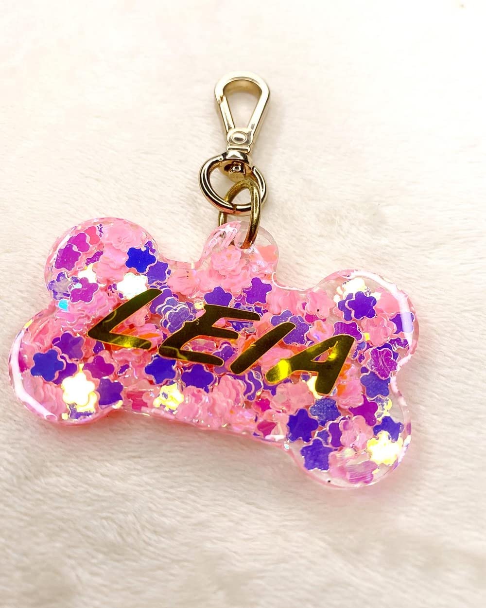 Dog Name Tags Personalized / Pink Flower Dog Name tag / pet ID / Pet Identification tag / Resin Dog tag (B09K7R58D2) Amazon Price History, Amazon Price Tracker