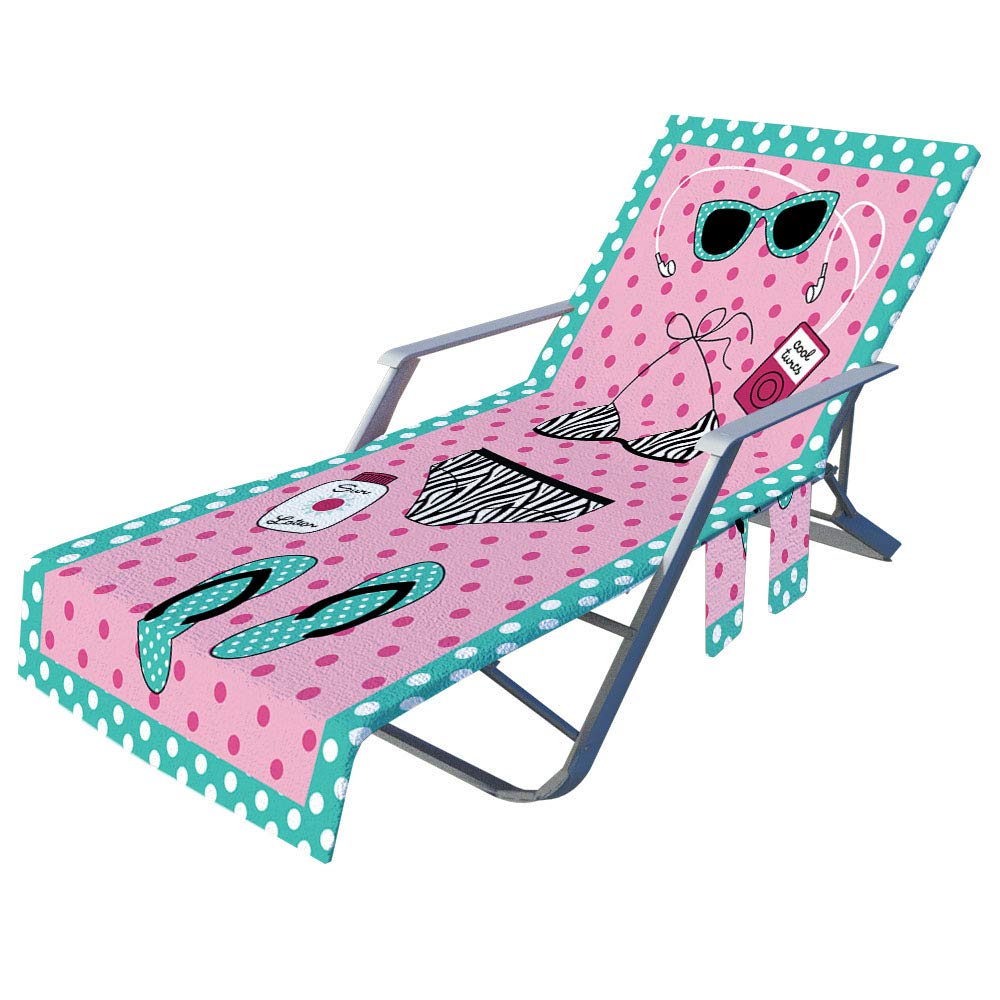 FANSU Housse De Chaise De Plage, Serviette Pour Transat Plage Avec