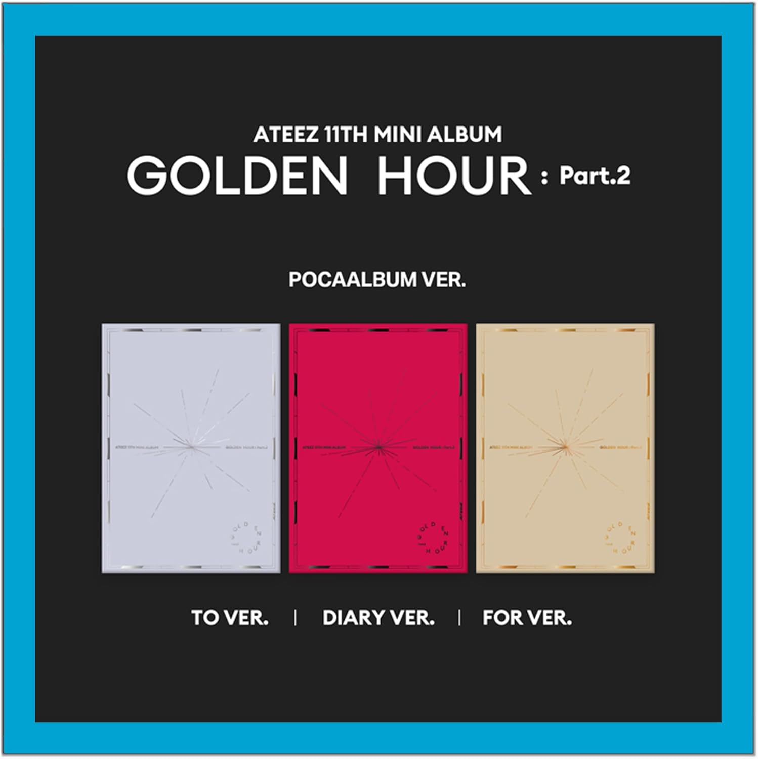 ATEEZ GOLDEN HOUR : Part2 11th Mini Album (Photobook - To Ver)