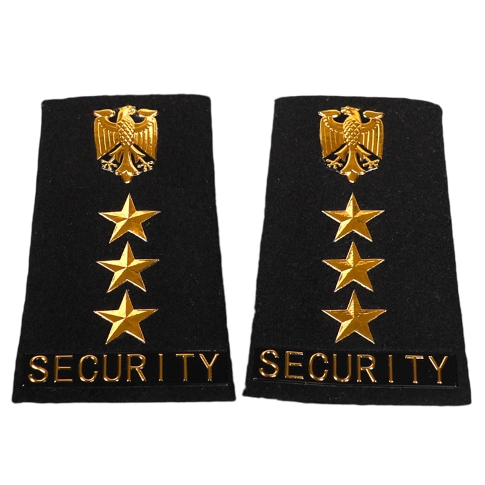 Tsophreniq Security Guard Epaulettes Sewing on Fabric Badge Epaulettes Decorative Epaulets for Security Uniform Appearance Guard Epaulets