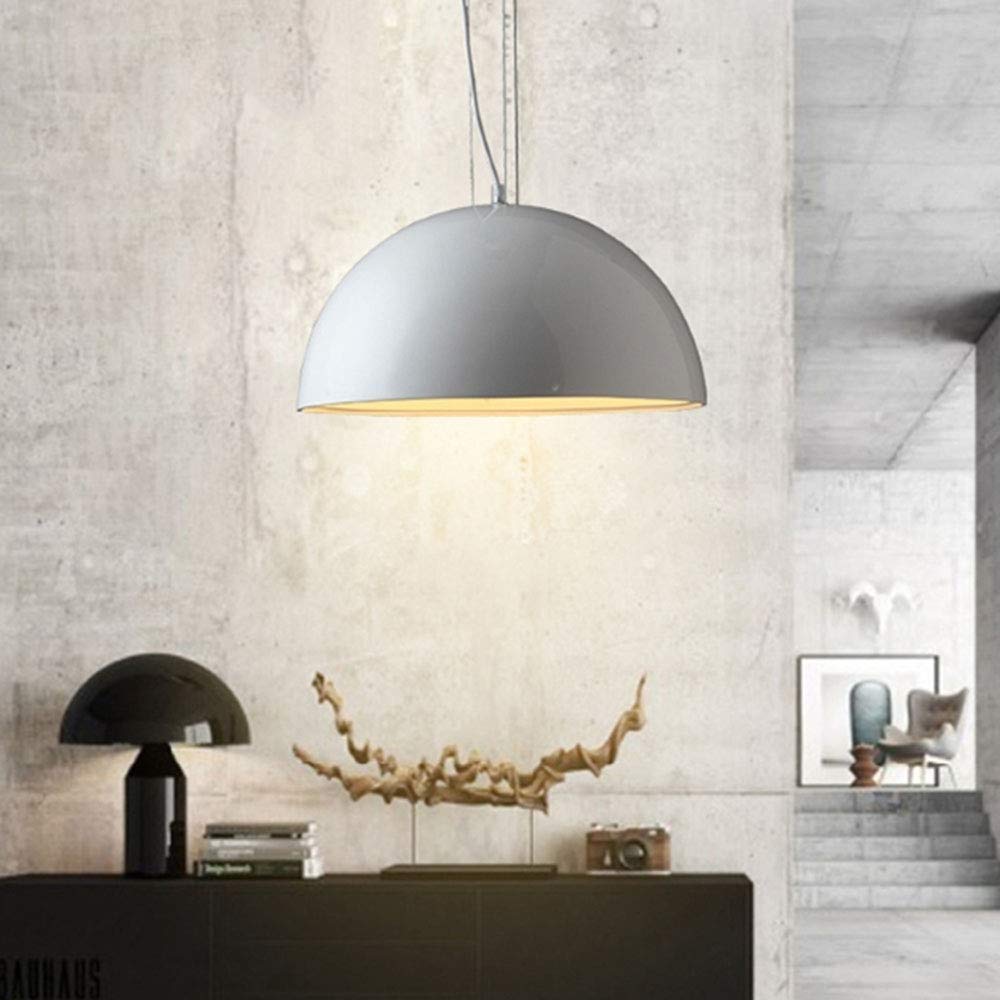 LLAN Lampada A Sospensione Moderna E27 Lampada A Sospensione Industriale In Resina E Metallo, Regolabile In Altezza, Motivo Sky-Garden Design Lampada Da Soffitto For Soggiorno Sala Da Pranzo Tavolino