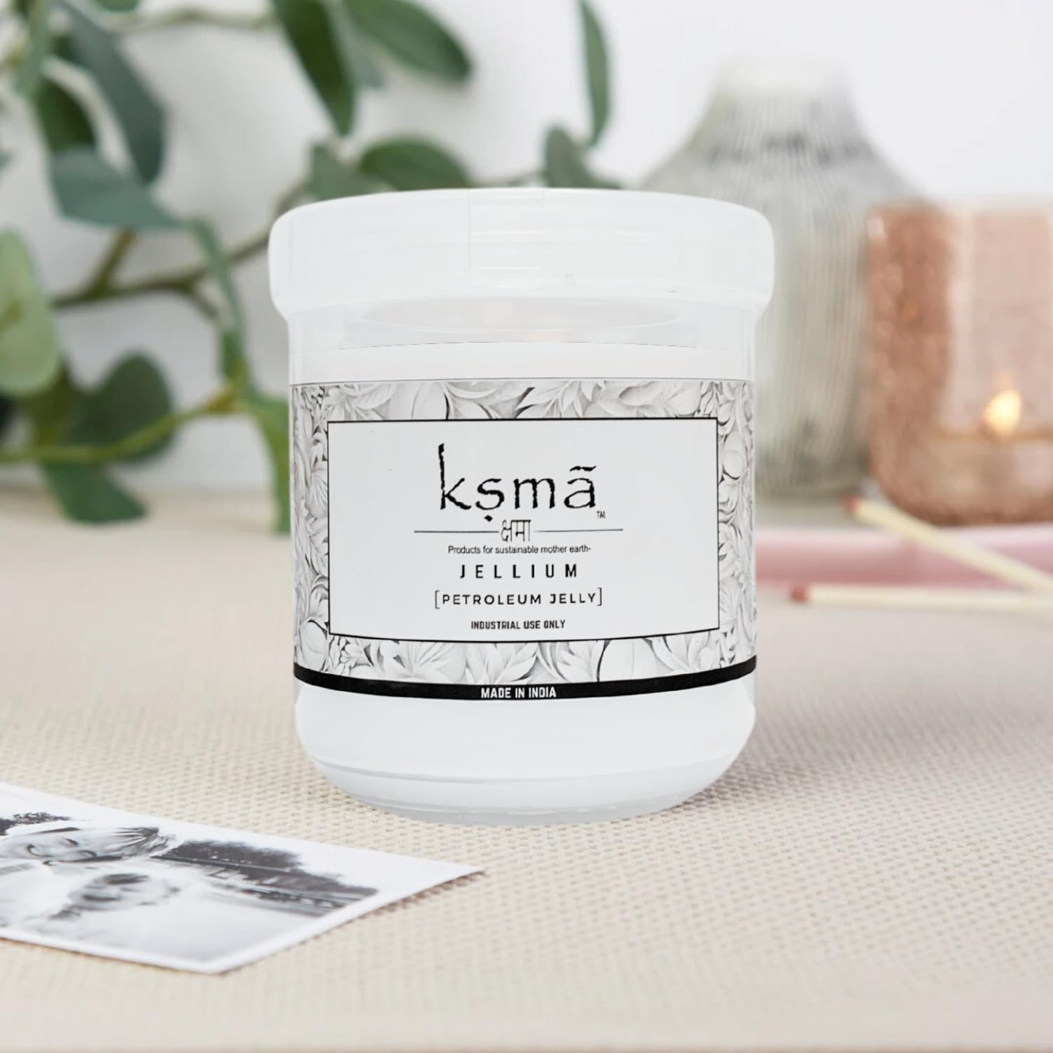 Jellium (Petroleum Jelly) 1kg For Skin Protection, DIY Beauty Products, Makeup, Cosmetics, Soap Making & Personal Care For Face, Skin, Body