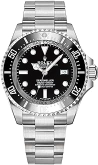 Rolex Sea Dweller Black Dial Stainless Steel Mens Watch 116660