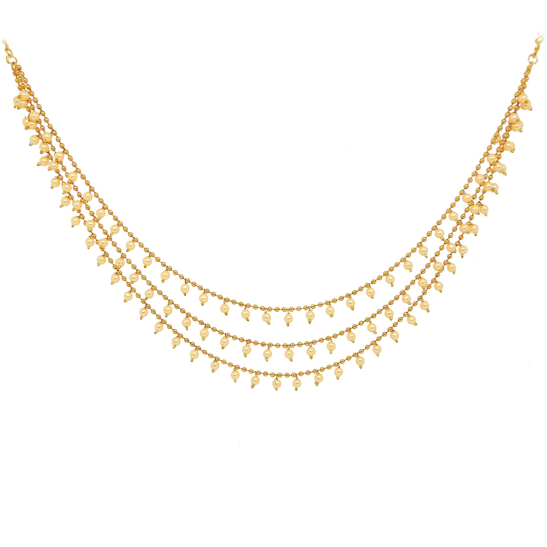 Fresh Vibes 3 Pearl Chains Traditional Waist Kamarband for Women with 48 inches Adjustable Length (B09FKGM5TJ) Amazon Price History, Amazon Price Tracker