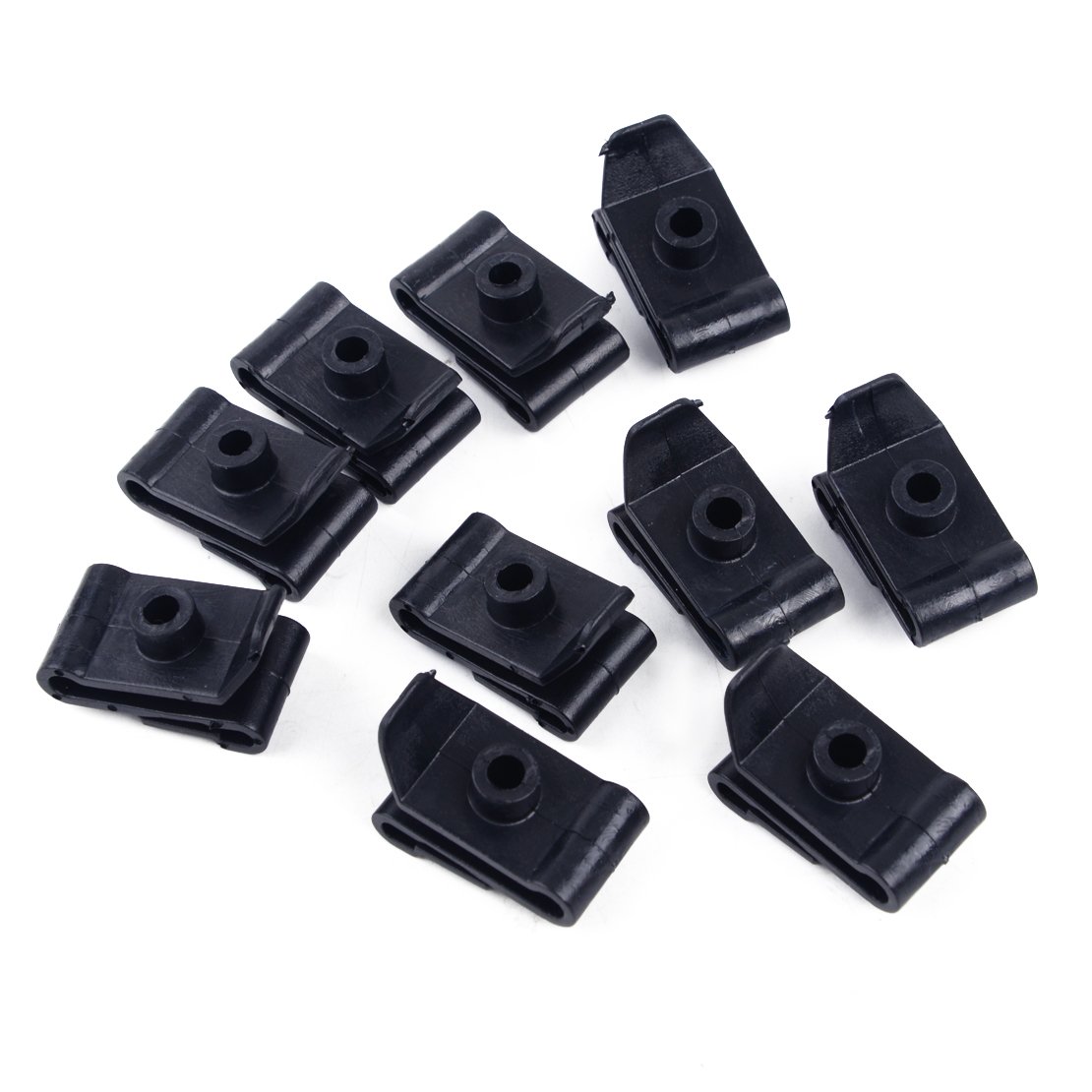 Amazon.com: beler 10pcs Bumper Fender Clip U Nuts Screw Retainer 