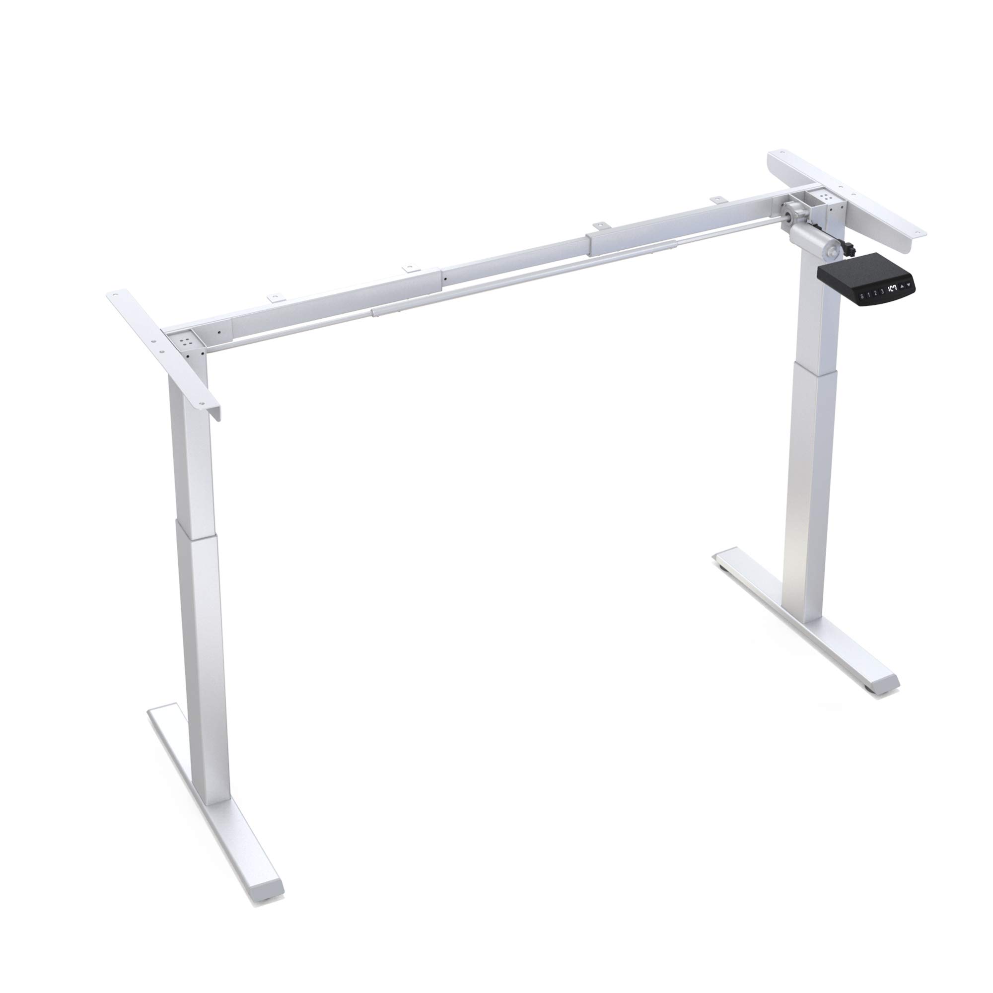 Master Massage Electric Height Adjustable Model E Table Frame With Single Motor Lift System & Single Beam Structure Design White (frame Only)