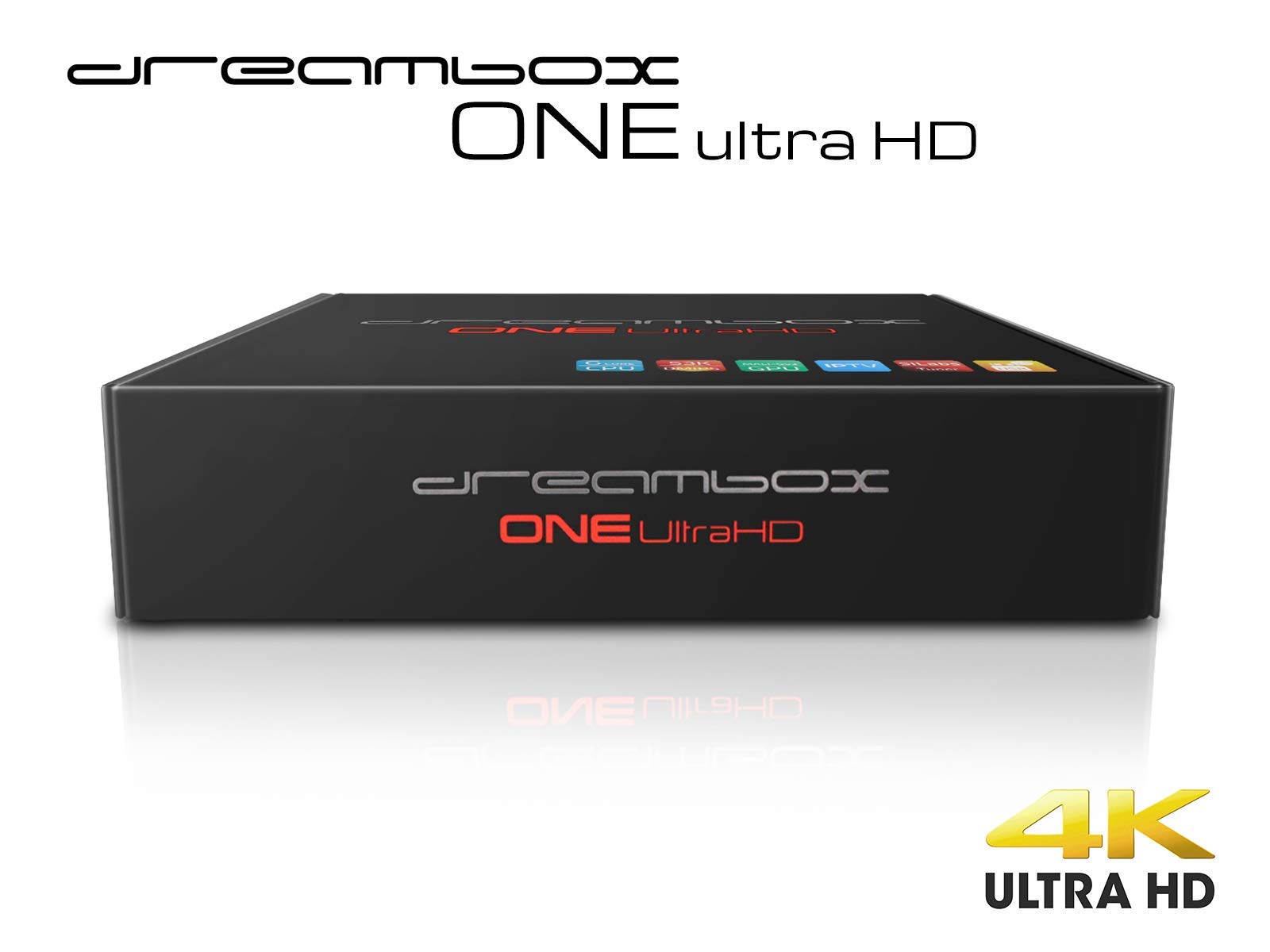 Dreambox One Combo Ultra HD 1x DVB-S2X MIS 1xDVB-C/T2 Tuner 4K 2160p E2 Linux Dual WiFi H.265