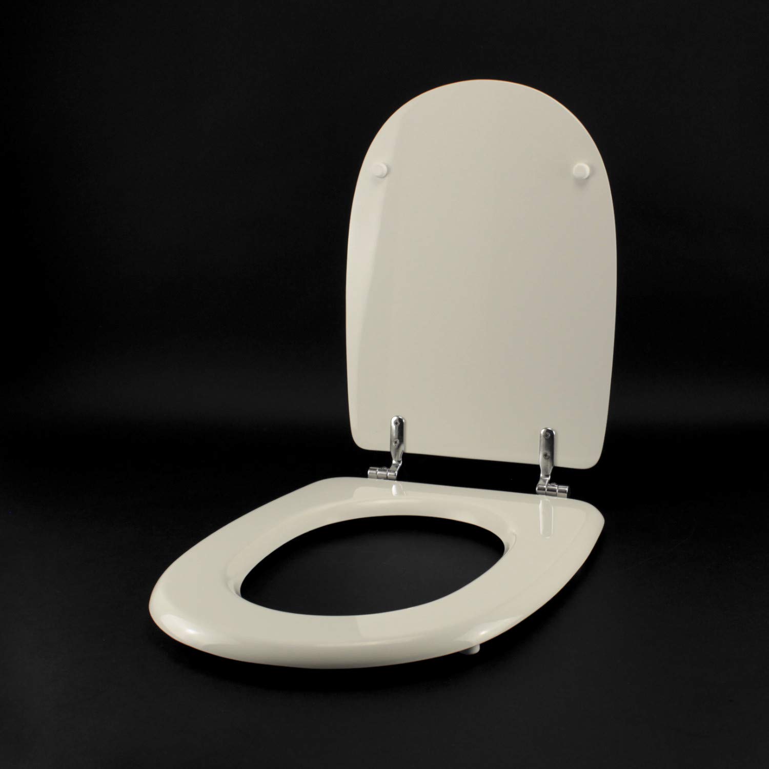 Copriwater Cesame ARETUSA BIANCO Cerniera Cromo-Sedile-Asse Wc