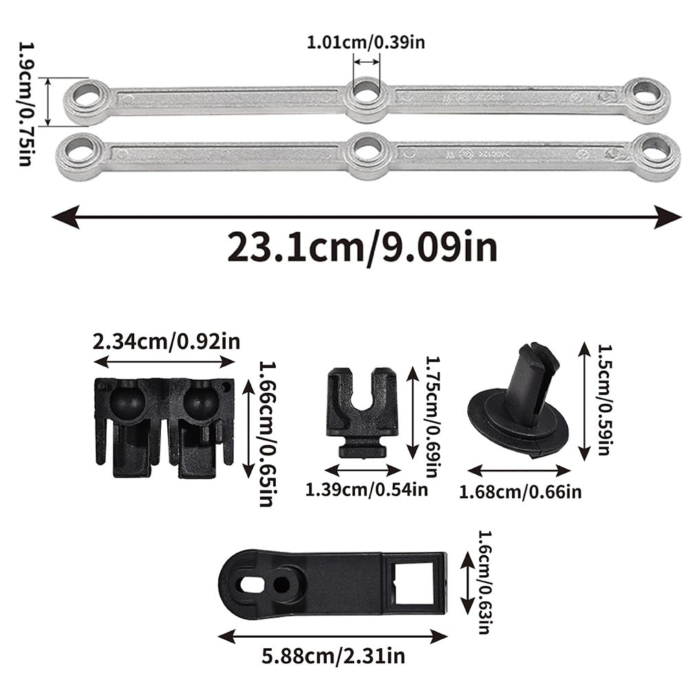 Ansaugkrümmer Wirbelklappe Reparatur Läufer Pleuelstange Kits kompatibel mit Mercedes Benz OM642 6420903237 6420907737