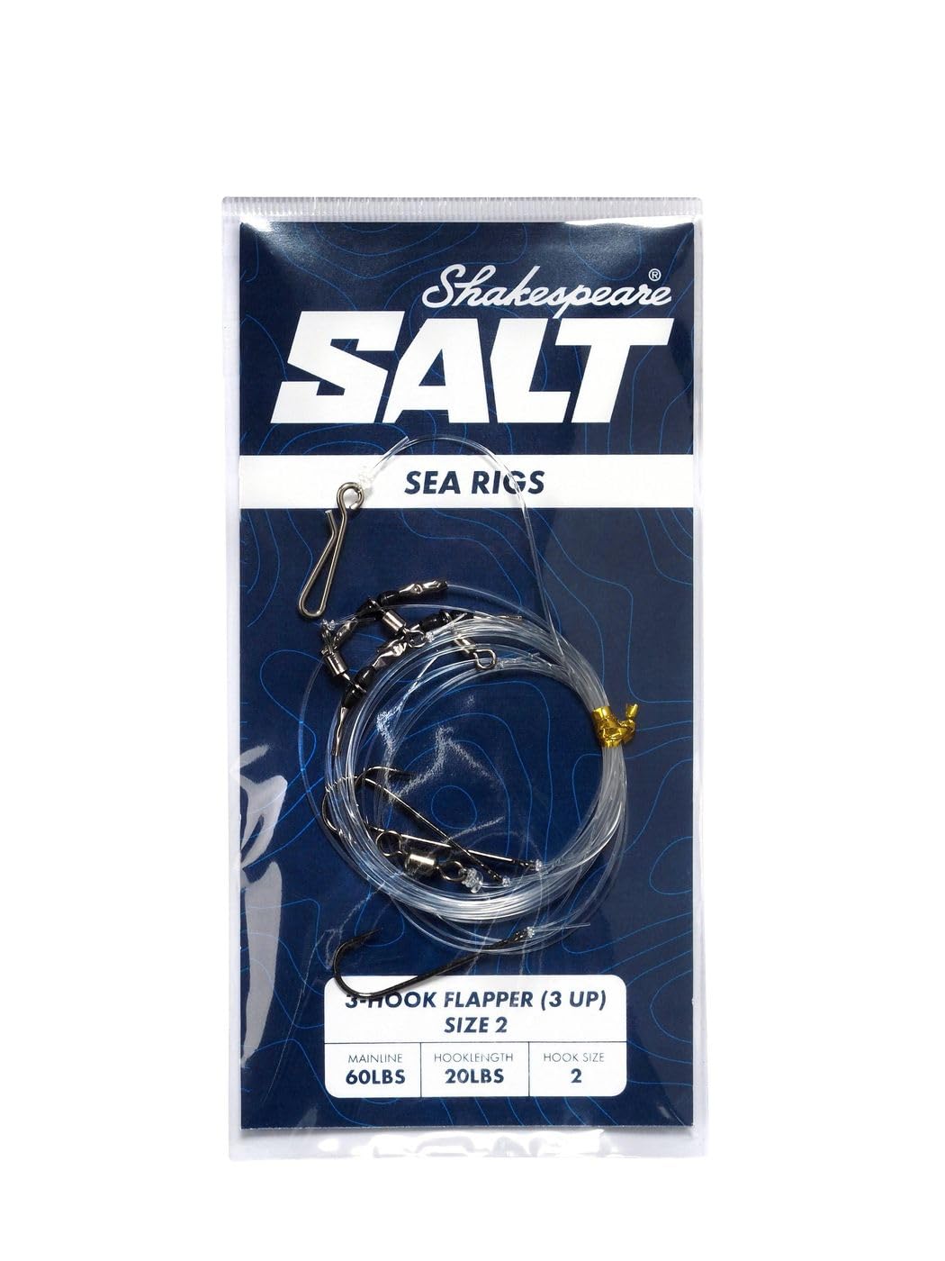 Shakespeare Salt Rig Fishing Rig (Flapper 3 - Hook Size-2)