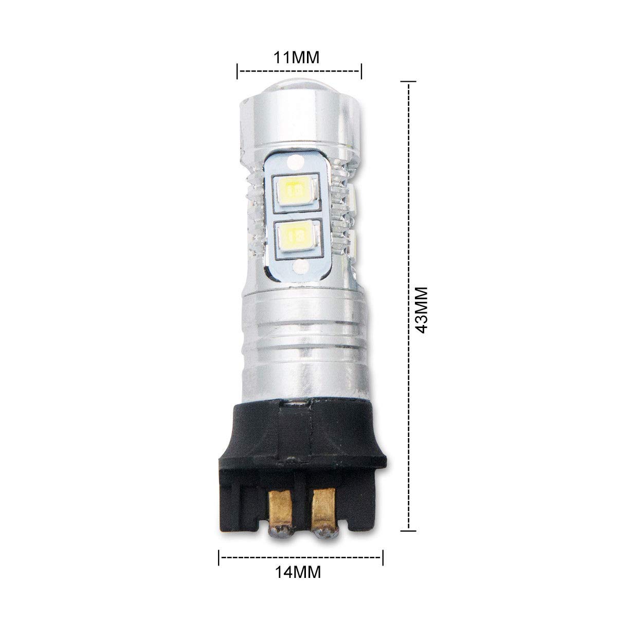 2 Bombillas PW24W LED Canbus Blanco 6000K – DRL, Intermitentes O Antiniebla