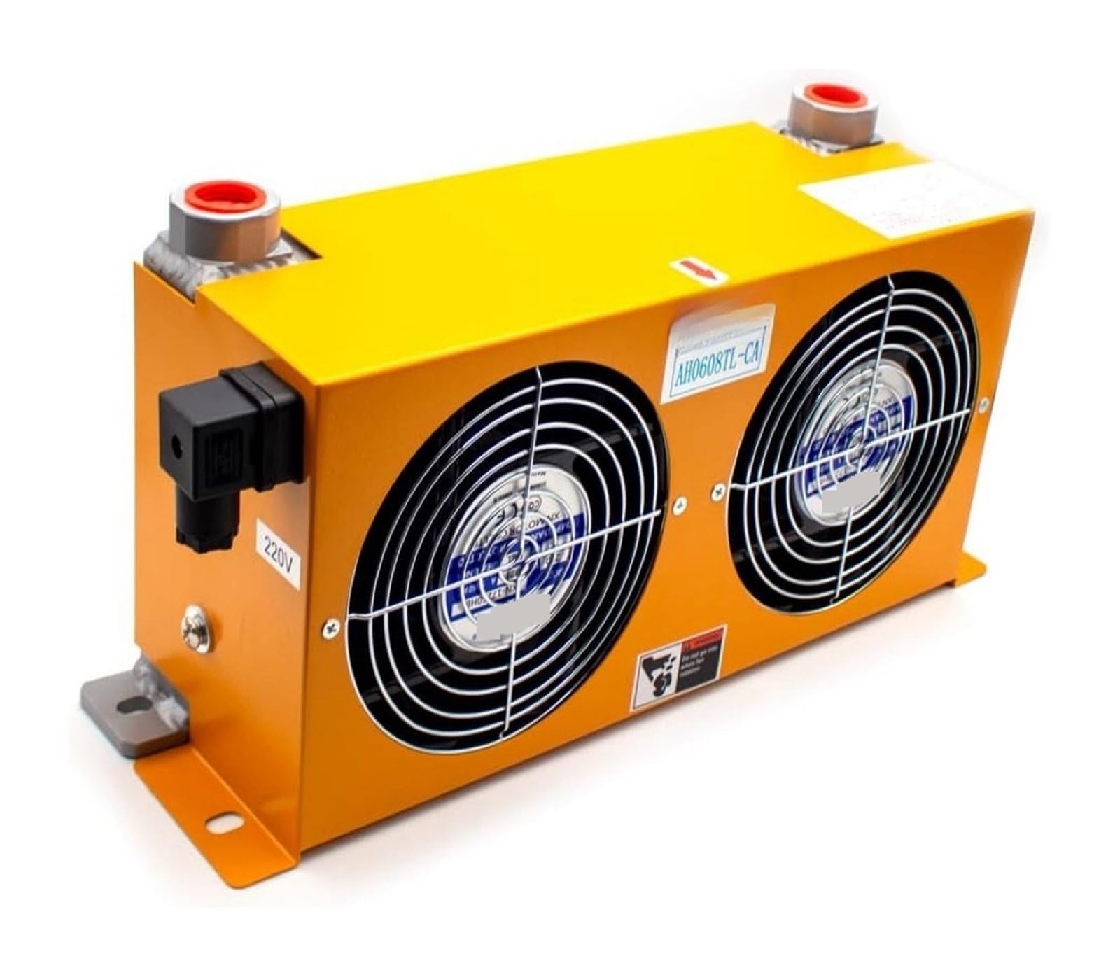 AH0608TL Radiatore dell'olio idraulico raffreddato ad aria da 60 l/min Serie 48W Radiatori dell'olio idraulici in alluminio con alette a piastra Operazione stabile