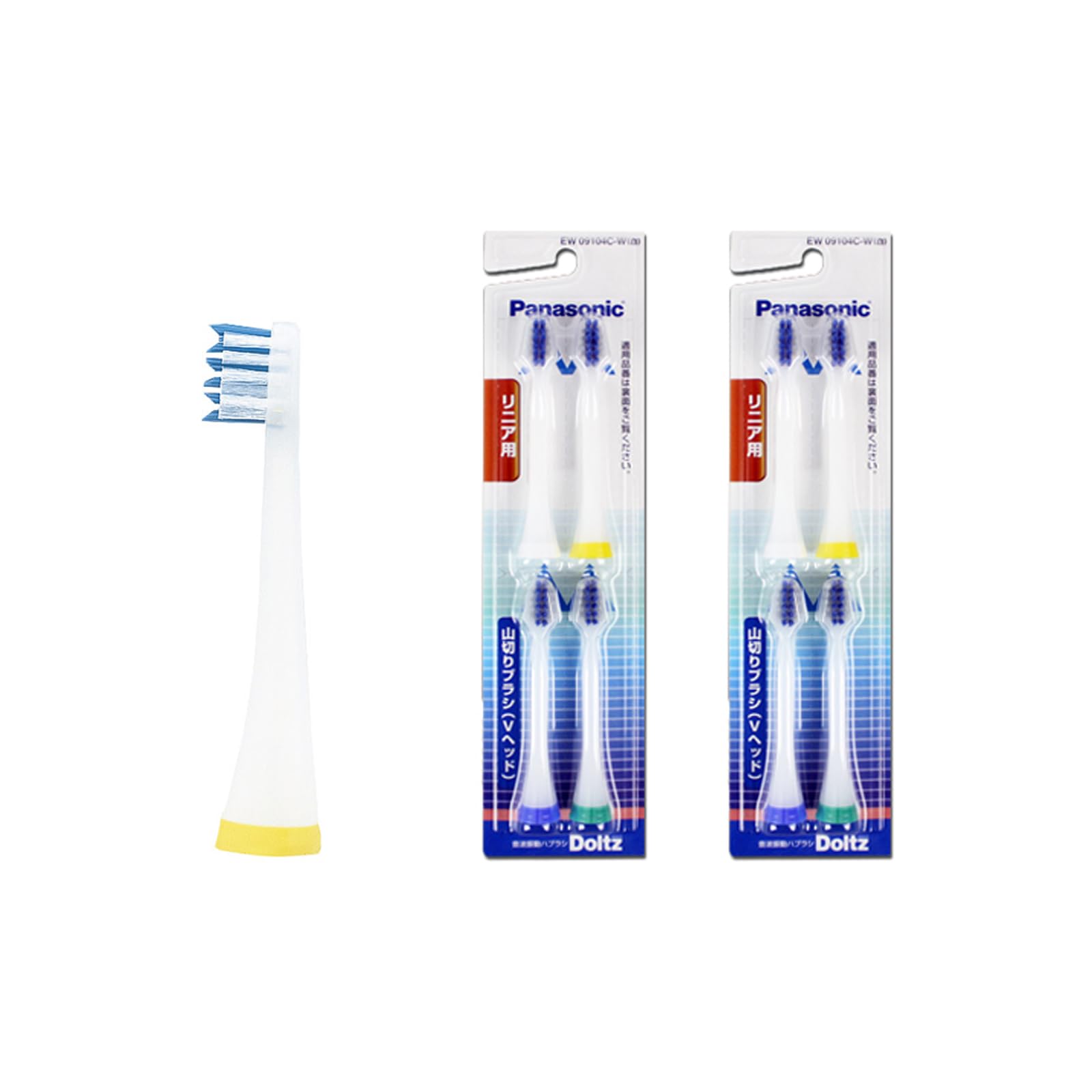 Amazon.co.jp: パナソニック 替えブラシ EW09104C-W 4本入×2セット（計