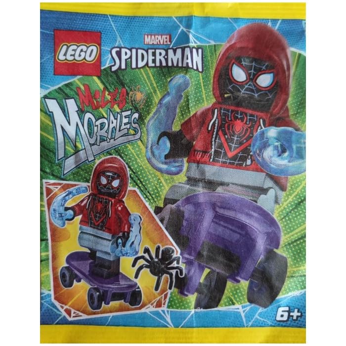 LEGO Marvel Super Heroes Miles Morales #2 Minifigure Paper Bag Set 682303