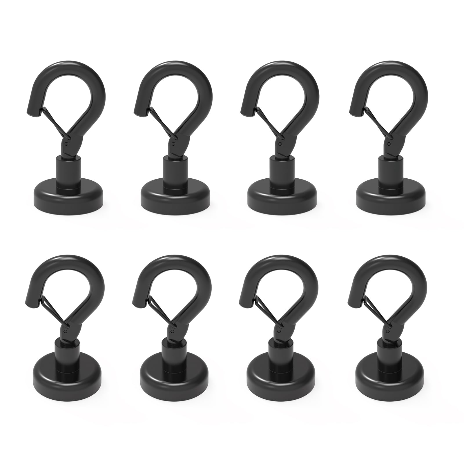 Ant Mag Magnetic Hooks Heavy Duty 22LBS Strong Magnet Snap Hooks 8 Pack