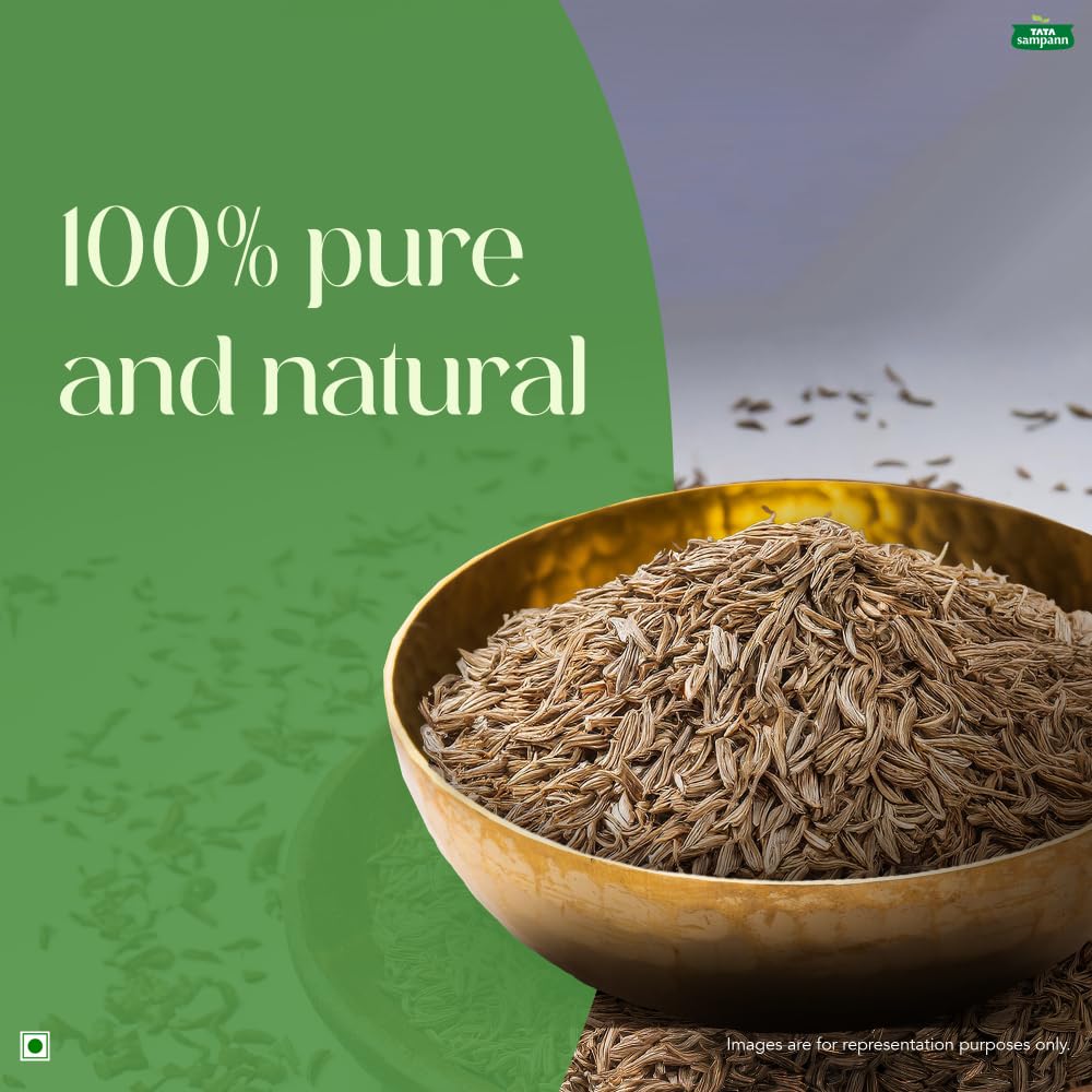 Tata Sampann Cumin Seed (Jeera), Whole Spices, Natural Oils*, Rich Aroma, 100g - Image 5 thumbnail