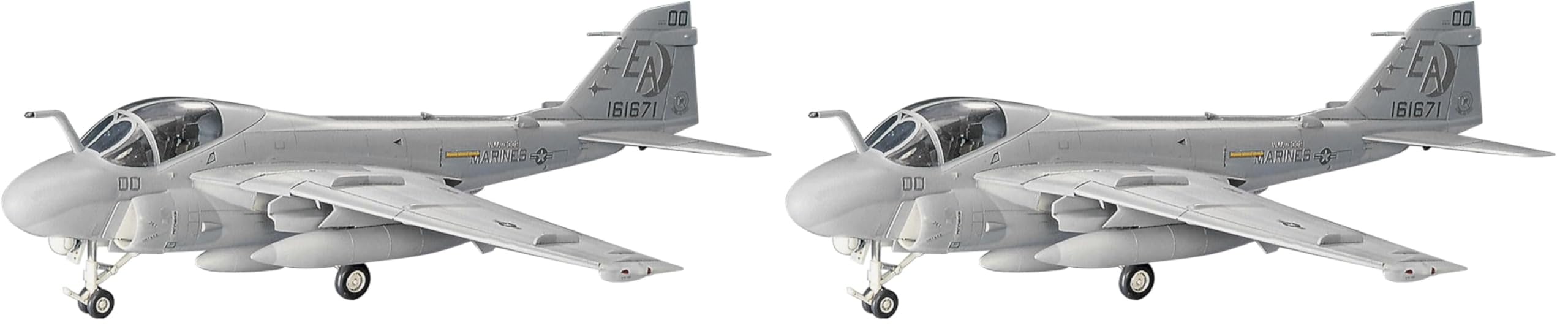 Hasegawa 1/72 US Navy A-6E Intruder Plastic Model Kit C8 Aircraft x2