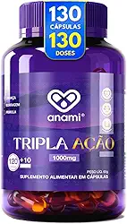 Óleo De Prímula + Linhaça + Borragem 1000mg | 130 Cápsulas