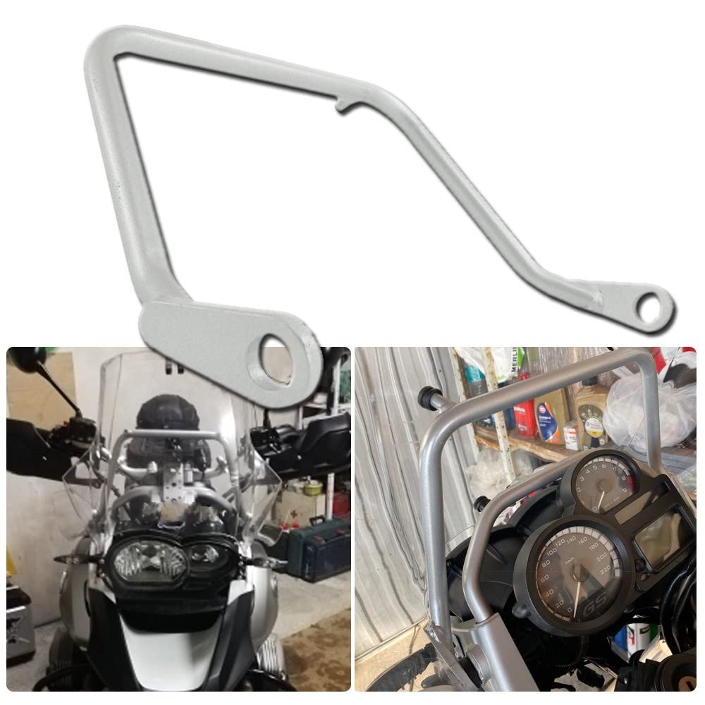 Motocicleta Soporte Parabrisas Motocicleta R 1200 para GS para BMW R1200GS 2004-2012 R1200 Adventure para ADV Soporte Montaje Deflector Viento Parabrisas GPS Soporte Navegador Teléfono Móvil